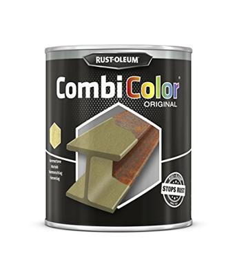 Rust-Oleum Combicolor metaalverf goudbruin hamerslag 0.75ltr