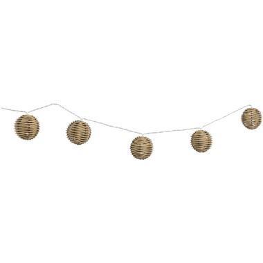 Solar buitenverlichting 10 bolletjes - 280 cm - Leen Bakker