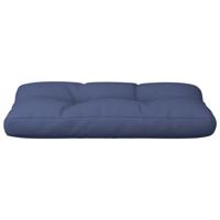 VidaXL Palletkussen 80x40x12 cm stof marineblauw - thumbnail