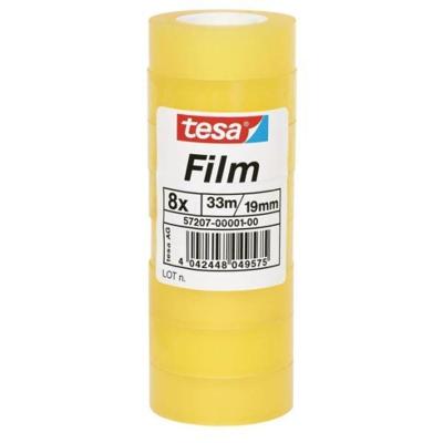 Tesafilm Standard, ft 19 mm x 33 m, toren met 8 rolletjes