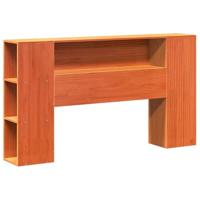 Bedframe zonder matras massief grenenhout wasbruin 160x200 cm - thumbnail