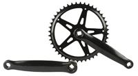 Hzb crankset / kettingwiel staal 44t 1/8 + 3/32 170 mm -1 mm zwart - thumbnail