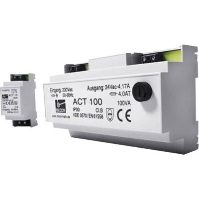 BLOCK ACT 10 Veiligheidstransformator 1 x 230 V/AC 1 x 24 V/AC 10 VA 0.416 A