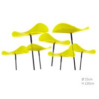 7 stuks! Zonnevangers Lucy Citroen geel medium 120x15 cm Cazador Del Sol - Cazador del sol - thumbnail