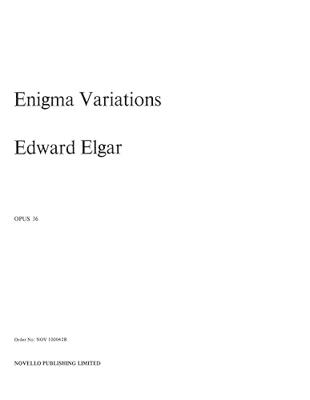 Novello & Co Ltd. - Edward Elgar - Enigma Variations Op. 36