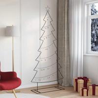 Metalen kerstboom met standaard Zwart 210 cm Staal - thumbnail