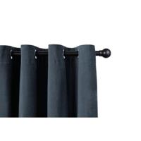 Lifa Living - Fluwelen Gordijnen - 150 x 250 cm - Donker Grijs - Verduisterend - thumbnail