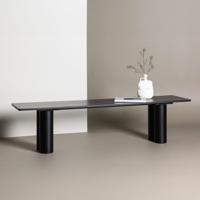 Nohr Eetkamerbank 'Anh' 180cm, kleur Zwart - thumbnail