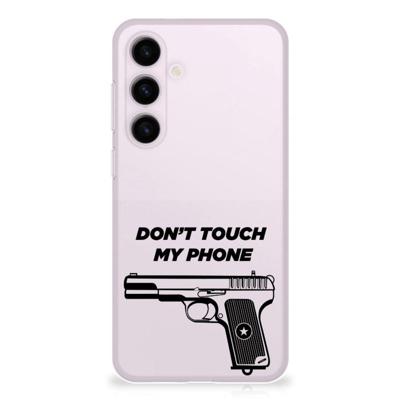 Samsung Galaxy S24 Plus Silicone-hoesje Pistol DTMP Samsung Galaxy S24 Plus Silicone-hoesje Pistol DTMP