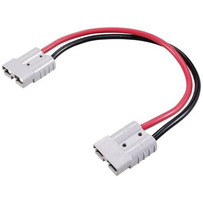 Hoogstroom-batterijstekker verlengkabel 300 mm TC-12195676 Zwart, Rood TRU COMPONENTS Inhoud: 1 stuk(s)