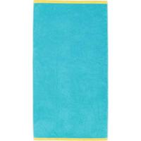 Cawö Cawo Lifestyle Splash Doubleface 7071 Douchelaken 70x140 türkis/apricot - thumbnail