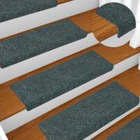 VidaXL Trapmatten 15 st 65x21x4 cm naaldvilt bruin - thumbnail