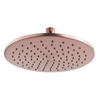 Wiesbaden Hoofddouche Caral Rond 25 cm Antikalk Geborsteld Koper - thumbnail