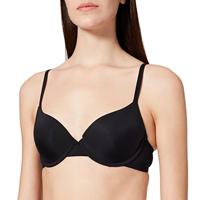Beugel BH Adele - T-shirt BH met vulling - Gevulde bh met gladde cups - Wit - Zwart - thumbnail