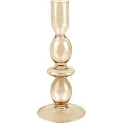 Glaskunst Bubbels Kandelaar - Medium/zand