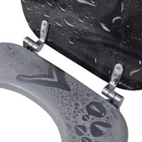 VidaXL Toiletbril van mdf met waterdruppel dessin - thumbnail