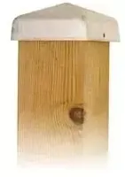 Eurofix paalkap piramide 71x71 mm verz, - thumbnail