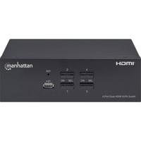 Manhattan 153539 KVM-switch HDMI Toetsenbord 3840 x 2160 Pixel - thumbnail
