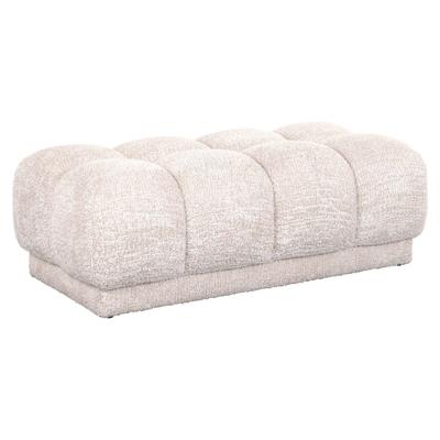 Richmond Hocker 'Noah' Chenille, kleur Crème