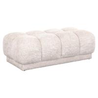 Richmond Hocker 'Noah' Chenille, kleur Crème - thumbnail