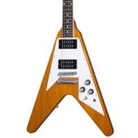 Gibson 70s Flying V Antique Natural elektrische gitaar met hardshell case - thumbnail