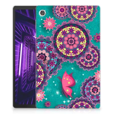 Lenovo Tab M10 Plus Tablethoes Cirkels en Vlinders Lenovo Tab M10 Plus Tablethoes Cirkels en Vlinders