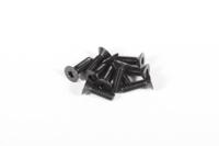 M3x10mm Hex Socket Flat Head (Black) (10pcs) (AX31120) - thumbnail