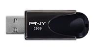 PNY Attaché 4 2.0 32GB USB flash drive USB Type-A Zwart - thumbnail