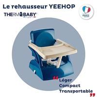 THERMOBABY YEEHOP 2-in-1 kinderzitje - 6-18 maanden - 3-punts veiligheidsharnas - Afneembare tablet - Oceaanblauw - thumbnail