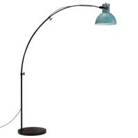 VidaXL Vloerlamp 25 w e27 150 cm verweerd blauw - thumbnail