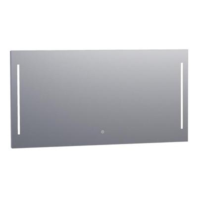 Brauer Pyrite Spiegel - Rechthoekig - 140 cm - met Directe LED-Verlichting - Dimbaar - met Touchbediening
