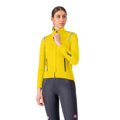 Castelli Perfetto RoS 3 lange mouw fietsjack mango/mojito dames XL