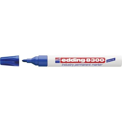 Viltstift edding 8300 industrie rond 1.5-3mm blauw Viltstift edding 8300 industrie rond 1.5-3mm blauw