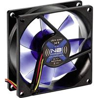 NoiseBlocker BlackSilent X1 PC-ventilator (b x h x d) 80 x 80 x 25 mm - thumbnail