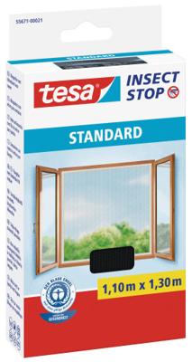 tesa STANDARD 55671-00021-03 Vliegenhor (b x h) 1300 mm x 1100 mm Antraciet 1 stuk(s)
