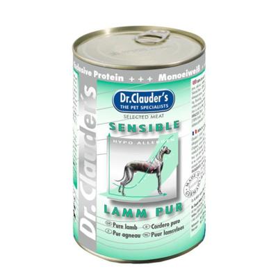 Dr. Clauder&apos;s Sensible puur lam natvoer hond 6 x 400 g