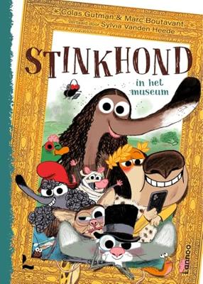 Stinkhond in het museum Stinkhond in het museum