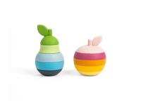 Bigjigs houten stapelbare appel en peer - thumbnail