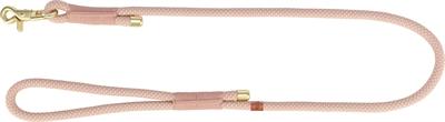 TRIXIE Soft Rope 1984007 Hondenriem, M-L 1,0 m/10 mm, roze, robuuste lange hondenriem van touw met Trigger Snap Hook, voor middelgrote honden, zacht en rond materiaal met polsband