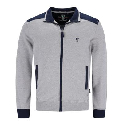 Heren homewear jasje Hajo grijs Heren homewear jasje Hajo grijs