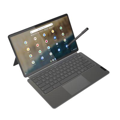 Lenovo IdeaPad Duet 5 Chromebook 33,8 cm (13,3 inch, 1920x1080, Full HD, OLED, Touch) 2-in-1 tablet (Qualcomm Snapdragon 7c Gen 2, 8GB RAM, 128GB eMMC, Qualcomm Adreno 618, ChromeOS) grijs + ActivePen