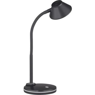 LED Bureaulamp 3W Warm Wit 3000K - Flexibele Arm - Mat Titaan