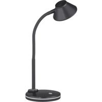 LED Bureaulamp 3W Warm Wit 3000K - Flexibele Arm - Mat Titaan - thumbnail