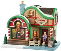 Lemax the reindeer café verlicht kersthuisje Vail Village 2025 - thumbnail