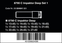 Wera Impaktor Deep Set 1 05004841001 Dopsleutelinzetset 1/2 11-delig - thumbnail