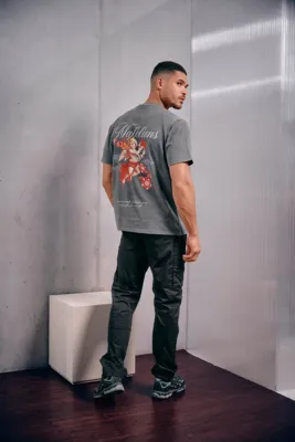 Malelions Angel T-Shirt Heren Grijs - Maat S - Kleur: Grijs | Soccerfanshop