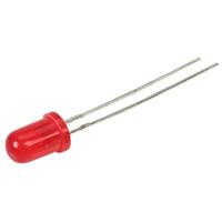 Kingbright Bedrade LED Rood Rond 5 mm 5 mcd 30 ° 30 mA 1.7 V - thumbnail