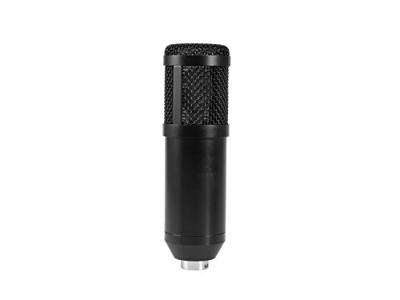 Statief USB-microfoon Omnitronic BMS-1C Zendmethode:Kabelgebonden Incl. shockmount, Incl. kabel, Incl. standaard
