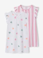 Set van 2 nachtjapons ecru - thumbnail