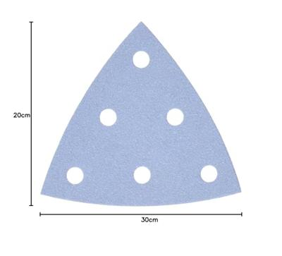 Festool 3-hoek schuurpapier 93mm (100x) - Granat - korrel 240 - 497398